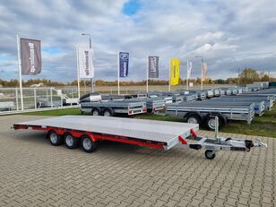 new TA-NO Scorpio 55 PREMIUM 3 axle car trailer 5,5m alu floor 3500kg GVW car transporter trailer