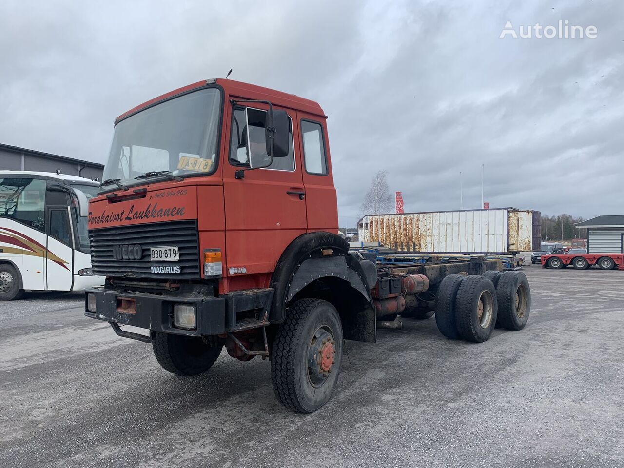 IVECO 260-25 6x6 full steel big axels chassis truck
