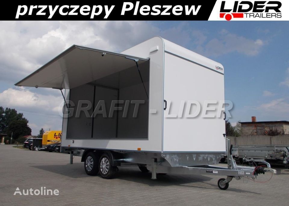 new Lider trailers TP-059 przyczepa 420x200x210cm, kontener, furgon izolow closed box trailer