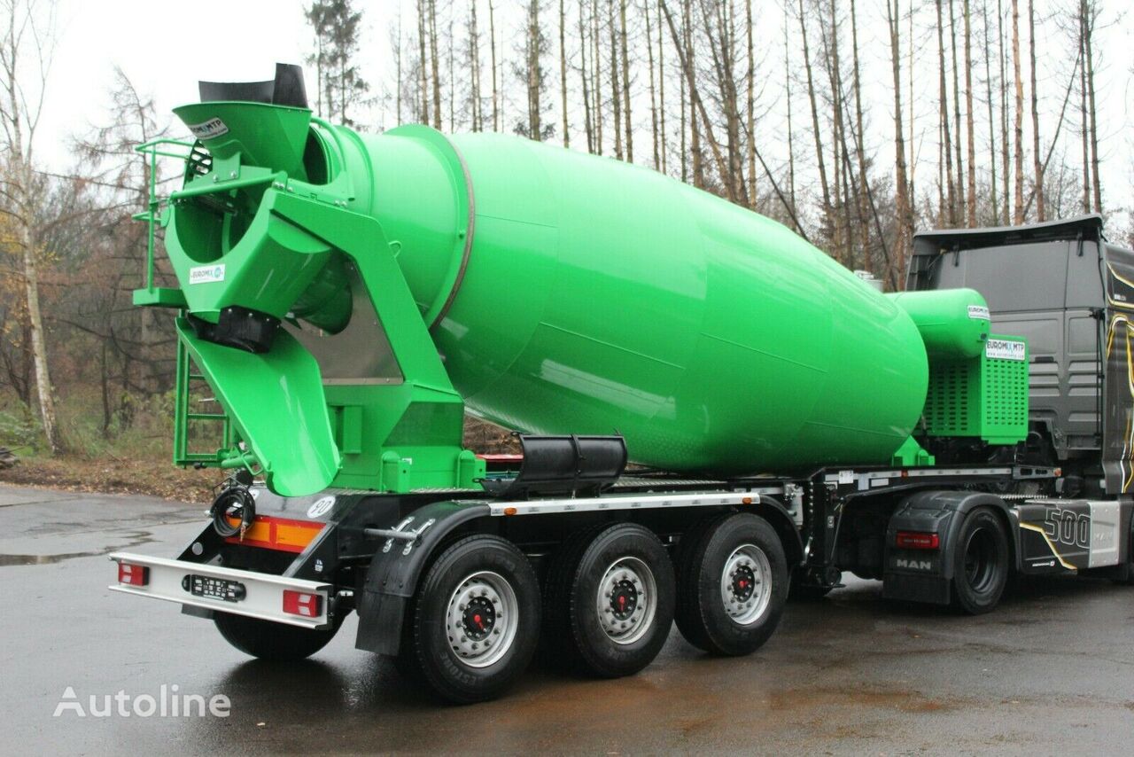 new Euromix MTP EM 12 concrete mixer semi-trailer