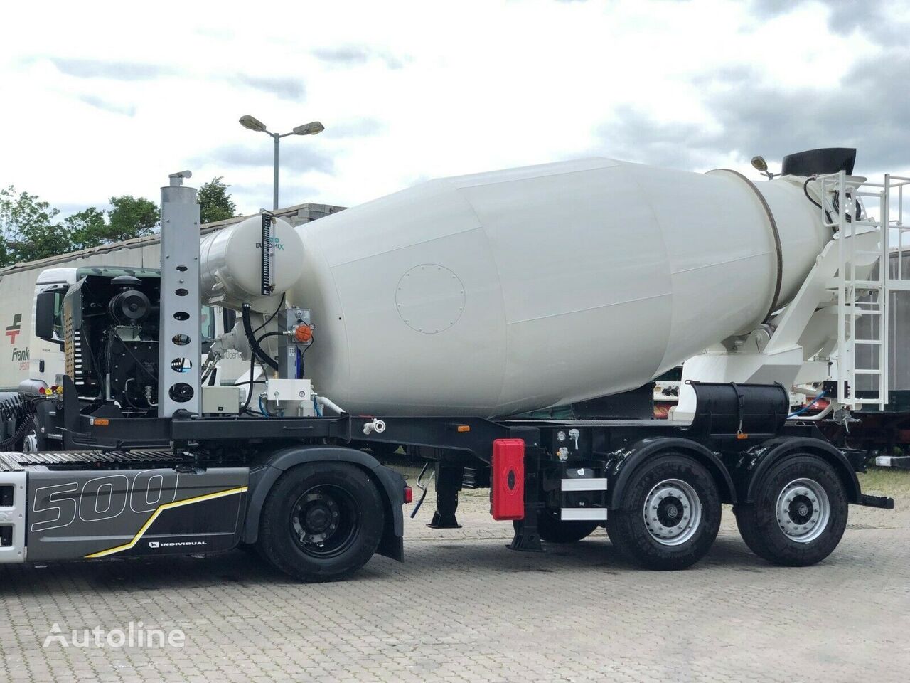 new MTP 10m³ Betonmischer Auflieger concrete mixer semi-trailer