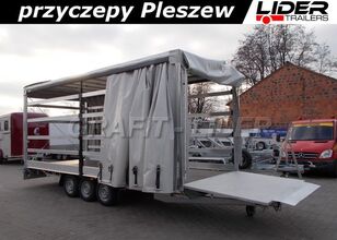 new Lider lider-trailers LT-087 przyczepa 620x220x240cm, firana dwustronna curtain side trailer