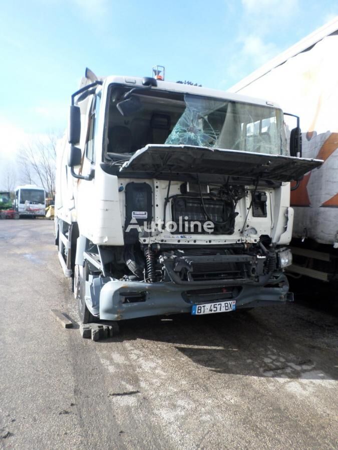 damaged DAF CF75 310 dump truck