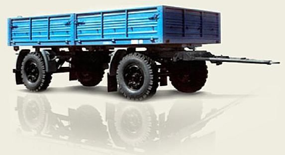 new MAZ 892600-017 flatbed trailer
