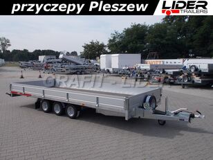 Temared TM-233 przyczepa 511x215x30cm, Carplatform 5121/3S, burty alu, 3 flatbed trailer