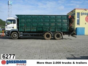 MAN TGA 26.413 BB 6x4 Kran Heckkran Jonsered 1020 flatbed truck