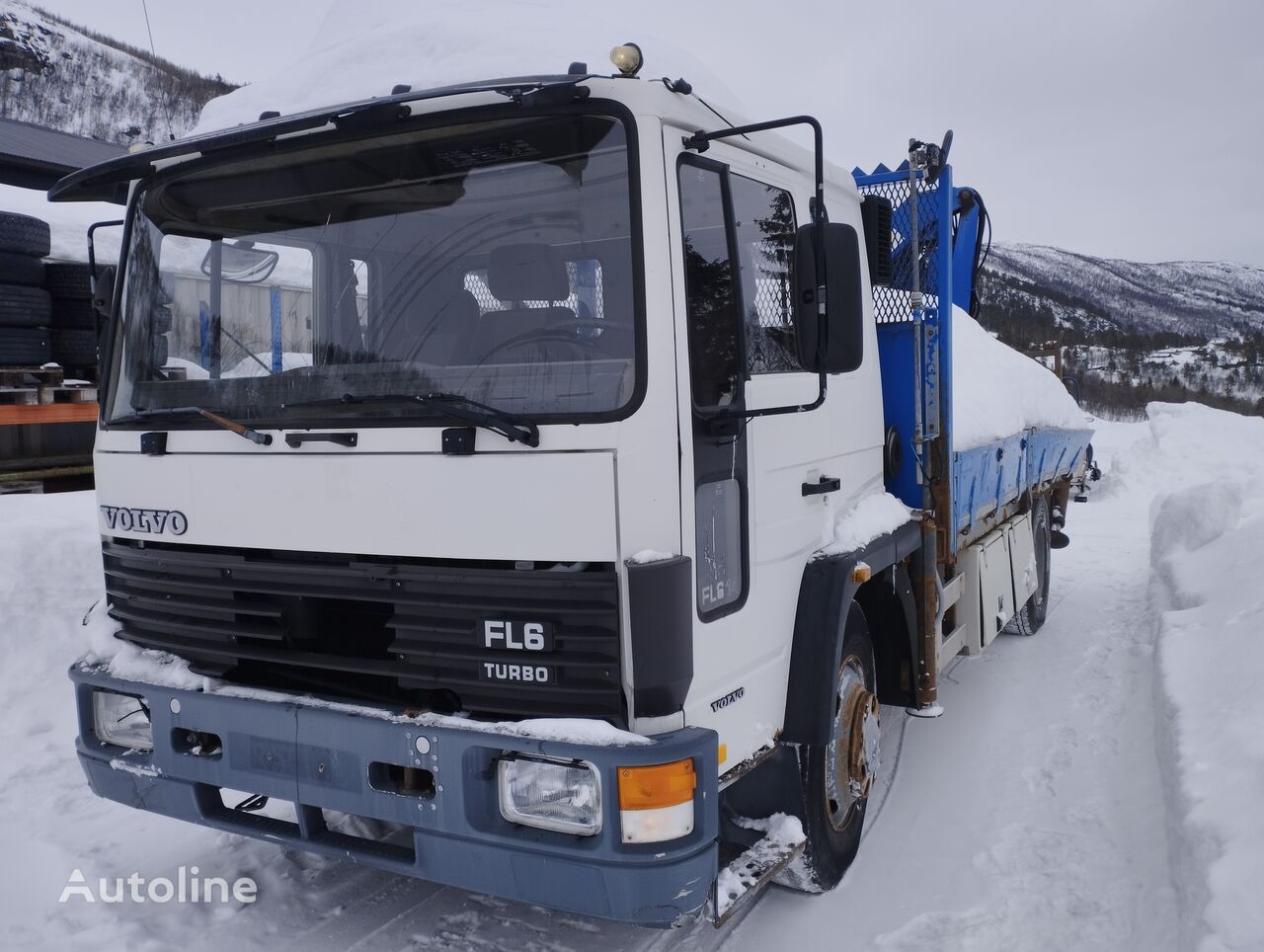 Volvo FL6  flatbed truck