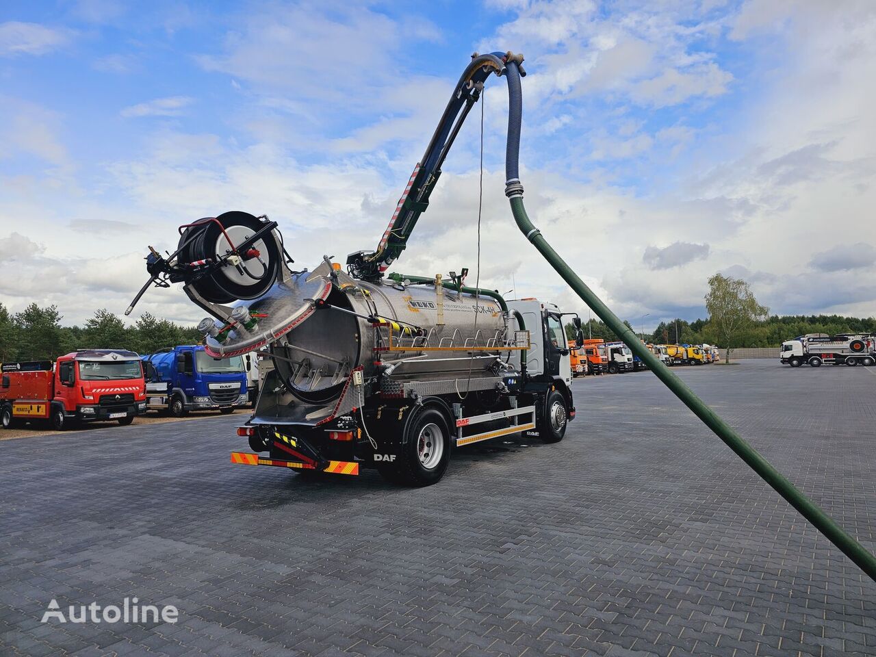 DAF WUKO SCK-4HW for collecting waste liquid separators vacuum truck