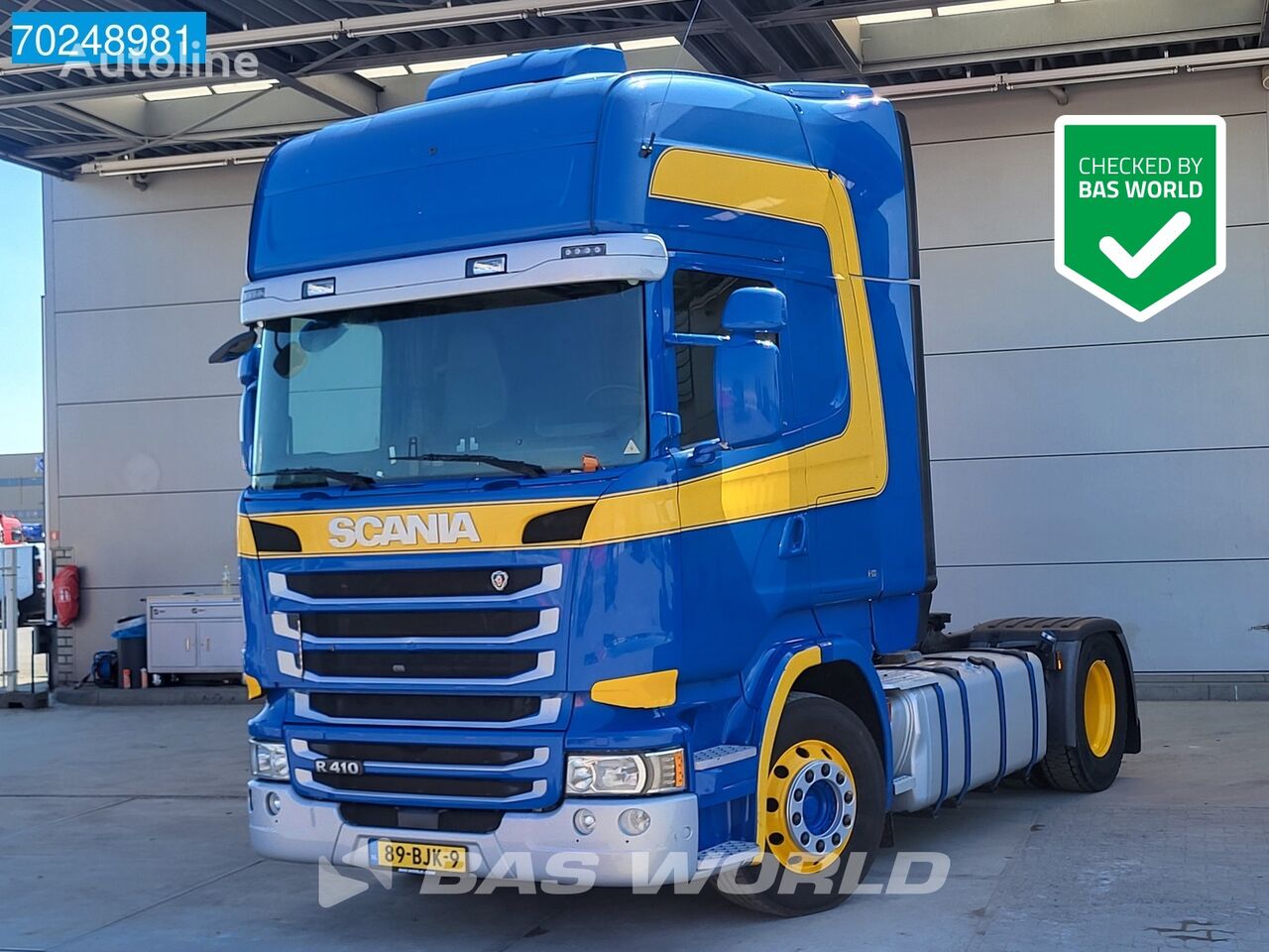 Scania R410 4X2 NL-Truck ADR Retarder 2x Tanks PTO Xenon Standklima truck tractor